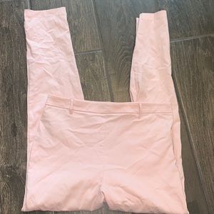 Light pink skinny jeans